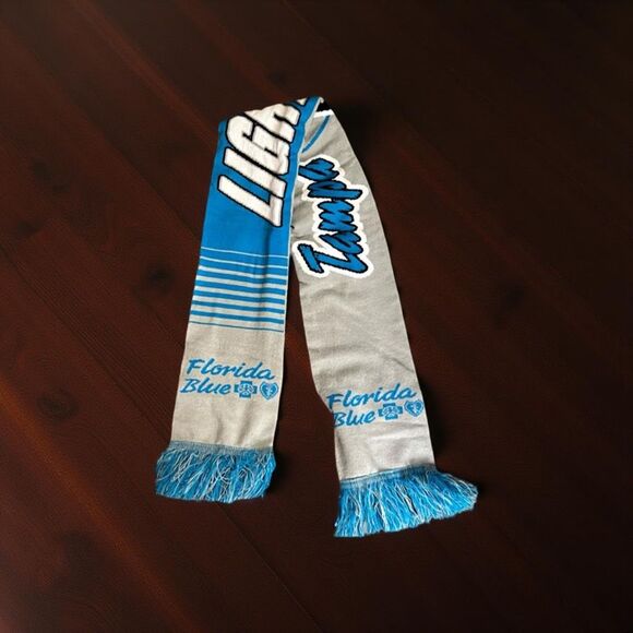 NHL Tampa Bay Lightning Scarf 2 Sided - Picture 1 of 4